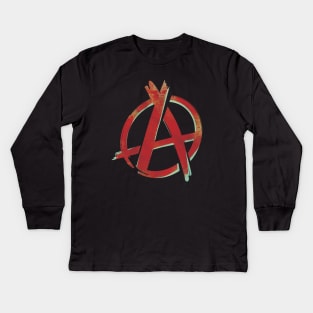 Corporate Anarchy Kids Long Sleeve T-Shirt